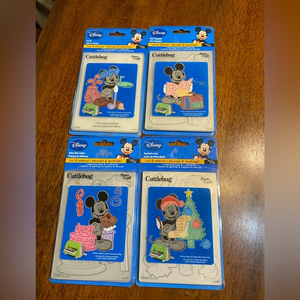 Cuttlebug Disney cut &‎ emboss  4 total